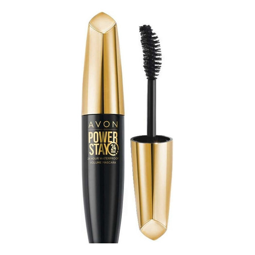 Mascara De Pestañas Waterproof Power Stay Avon  Volumen 10ml