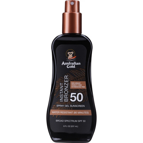 Australian Gold Protector Spf 50 Spray Gel Instant Bronzer