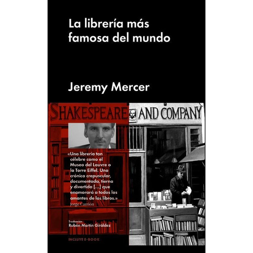 La librería más famosa del mundo, de Mercer, Jeremy. Editorial Malpaso, tapa dura en español, 2014