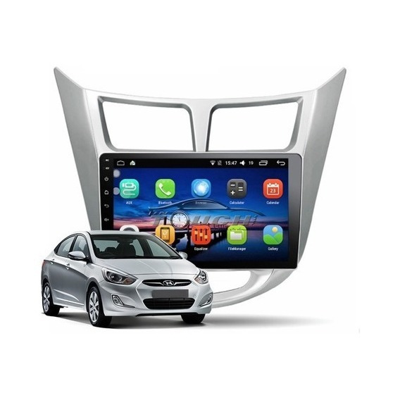 Autoradio Hyundai Accent 2010-2016 4ram+64gb-8nucleos+chip