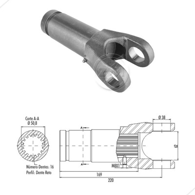 Luva Cardan Lb2213 1984 1985 1986 Zm