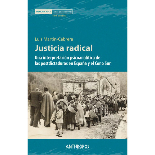 Justicia radical, de Martín-Cabrera, Luis. Anthropos Editorial, tapa blanda en español