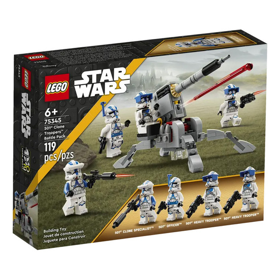 Pack Combate: Clone Troopers De La 501 Star Wars Lego