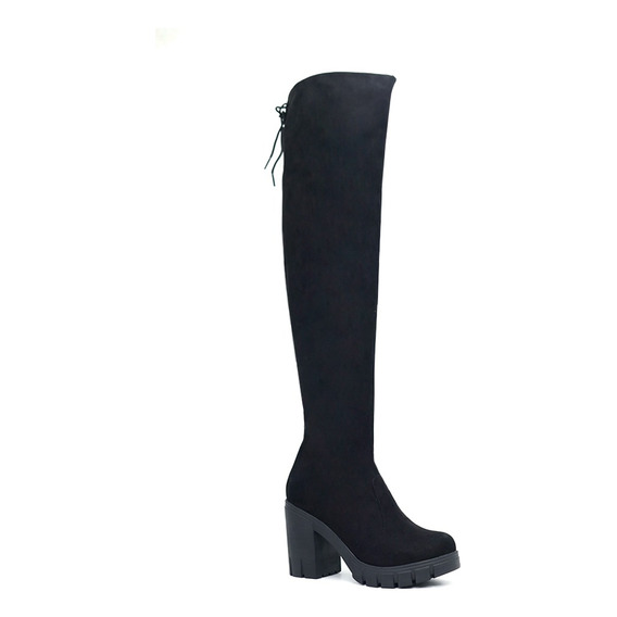 Bota Casual De  Dama Ariana Av23-420 Negro