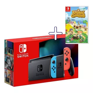 Nintendo Switch 32 Gb Edición Rojo Y Azul + Juego Incluido