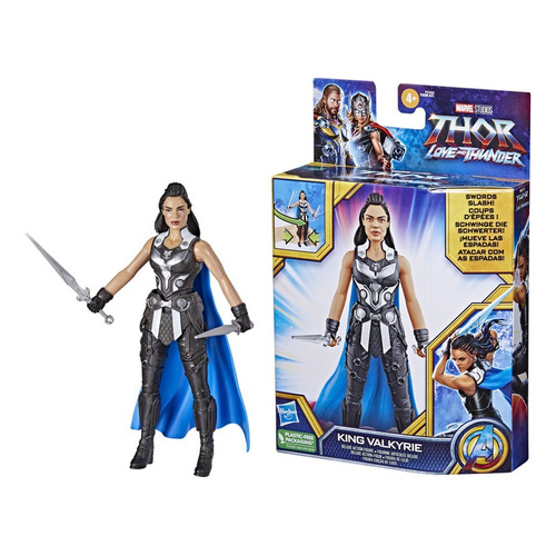 Figura De Acción Marvel Thor Love And Thunder King Valkyrie