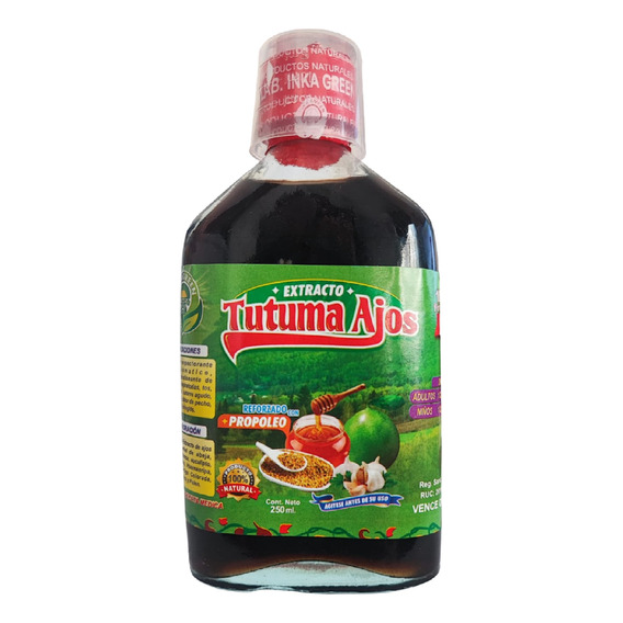 Jarabe Para Resfriados La Tos Miel Natural 250ml 