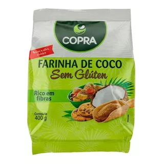 Farinha Sem Glúten De Coco Copra 400g