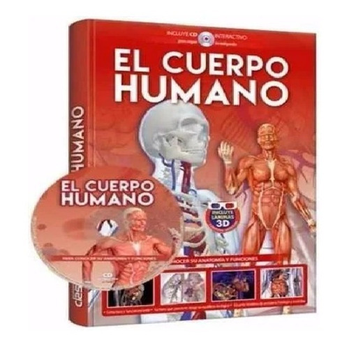 Libro: Guía Completa El Cuerpo Humano 3d + Cd Rom - Clasa