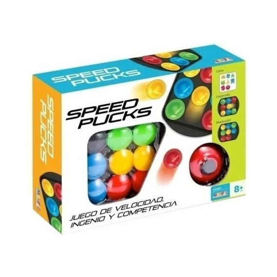 Juego De Mesa Magnific Habilidad Ingenio Speed Pucks 2276