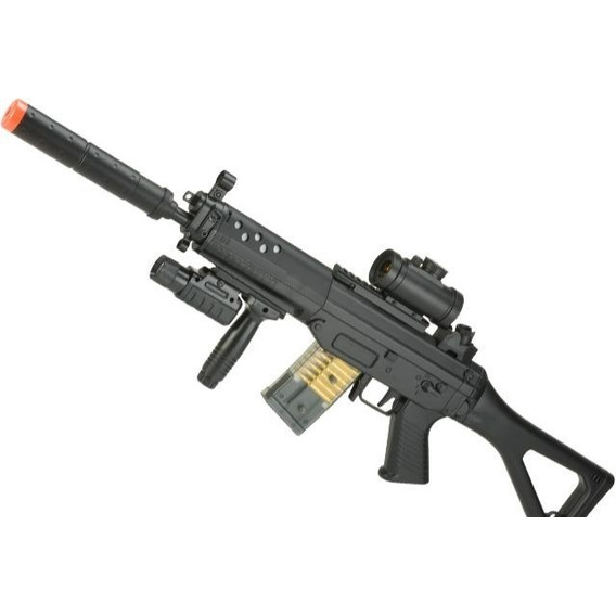 Airsoft-fusil-automatico-m4 Elite-electrico-6mm-paintball