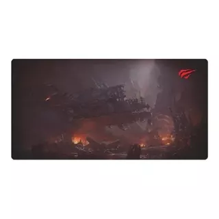 Mousepad Gamer Havit Mp253 70x30cm Costurado Anti-derrapante Cor Preto