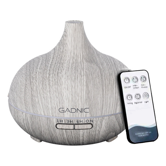 Difusor Aromático Gadnic Humidificador Ultrasonico Led