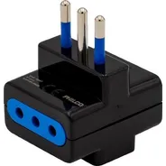 Enchufe Triple  Negro Philco  Revogames