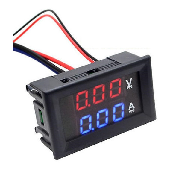 Voltimetro Amperimetro 0 A 99.9v Digital De Panel 0 A 10a 