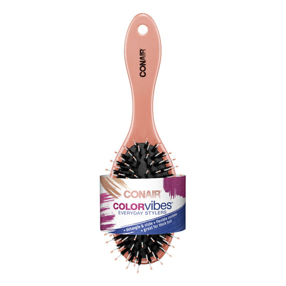 Cepillo Neumático De Cerdas Mixtas Color Vibes® Conair pneumatic mixed bristle brush Conair 88741