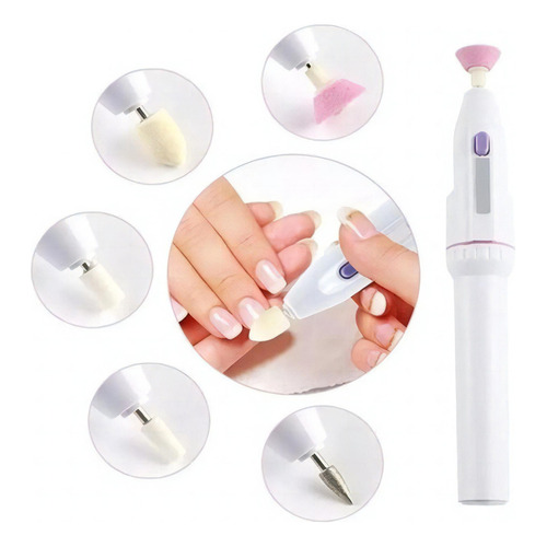 Esmeril Pulidor Lima De Uñas Eléctrico Manicure Pedicure