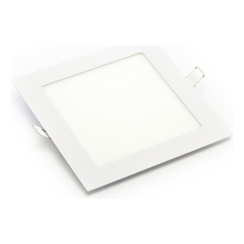 Plafón Led Sica Panel Cuadrado Techo - 12w - Blanco Cálido