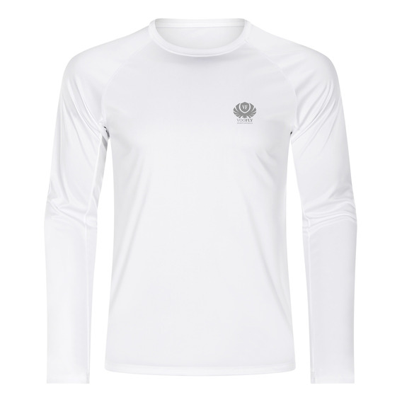 Playera De Correr C/protección Solar Manga Larga Para Hombre