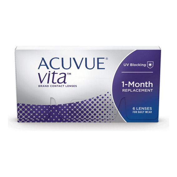 Lentes De Contacto Acuvue Vita Uso Mensual 6 Pzs