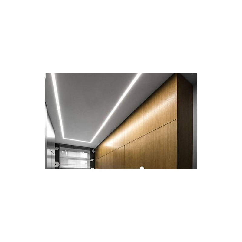 LUZ DESING, Perfil Led X Metro Para Embutir Pexl Aluminio Pared O Techo