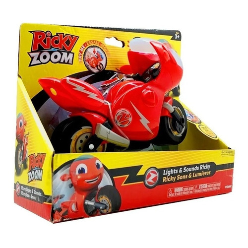 Ricky Zoom Moto Figura Con Luz Y Sonido 20 Cm