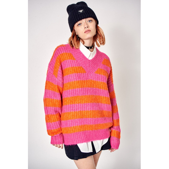 Sweater Striped Rayado De Mujer 47 Street 