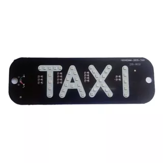 Placa Letreiro Luminoso Interno Placa Led Taxi 