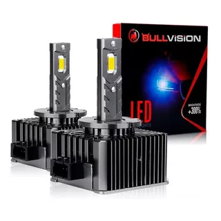 Kit Lâmpada Super Led D1s - Substitui O Xenon Original 6000k