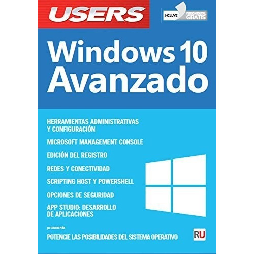 Libro Windows 10 Avanzado De Claudio Pe¤a