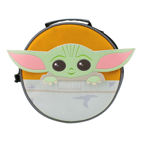 Lonchera Circular Grogu Baby Yoda Disney Star Wars Con Asa