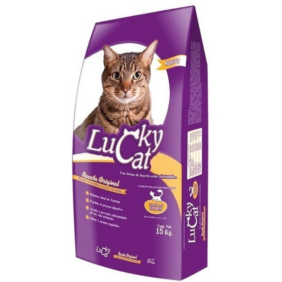 Lukat 15kg Croqueta Alimento Gato Calidad Envio Gratis