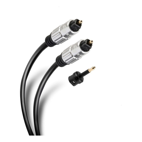 Cable Toslink De Fibra Óptica Steren C/conector 90º 3mts