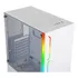 Gabinete Gamer Shot 8335 Cristal Templado Rgb Frontal Blanco