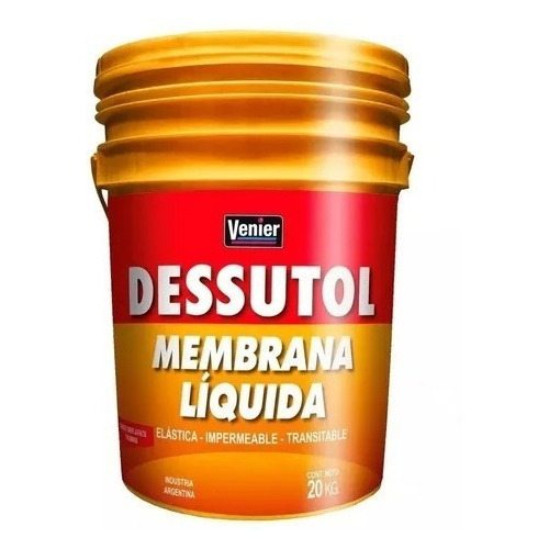 Dessutol Membrana Techo/terraza Liquida Venier 20kg Color Blanco