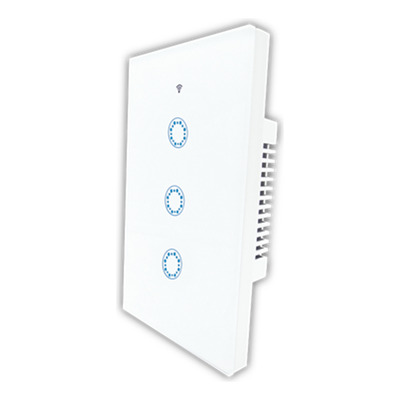 Tecla Smart Tapa De Vidrio Wifi Touch 3c Blanco Tbcin