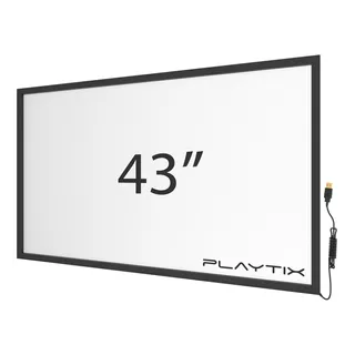 Moldura Touch Screen 43 Frame Multitouch Infra Red 10 Toques