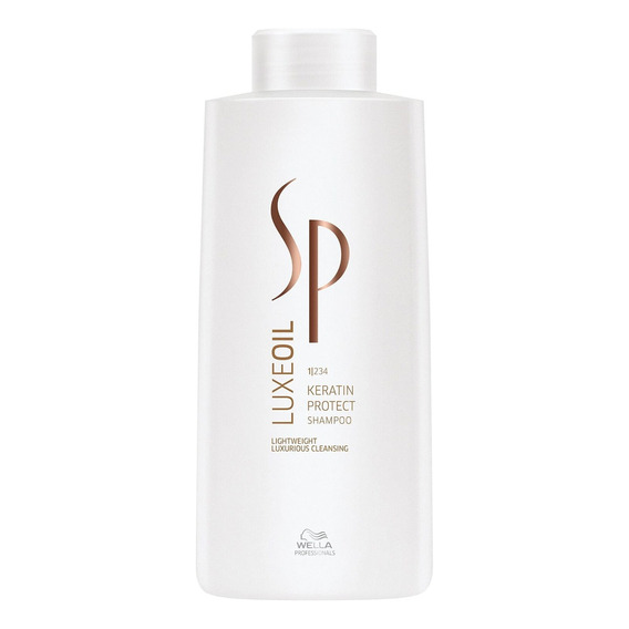 Shampoo Keratina Sp Luxeoil Wella 1 Litro Protege Keratina