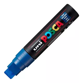 Caneta Posca Uniball Pc-17k Ponta 15mm Azul