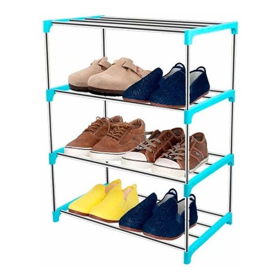 Zapatero Organizador Armable 4 Niveles Estante Zapatos Pcz