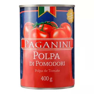 Polpa De Tomate Paganini Sem Glúten Em Lata 400 G