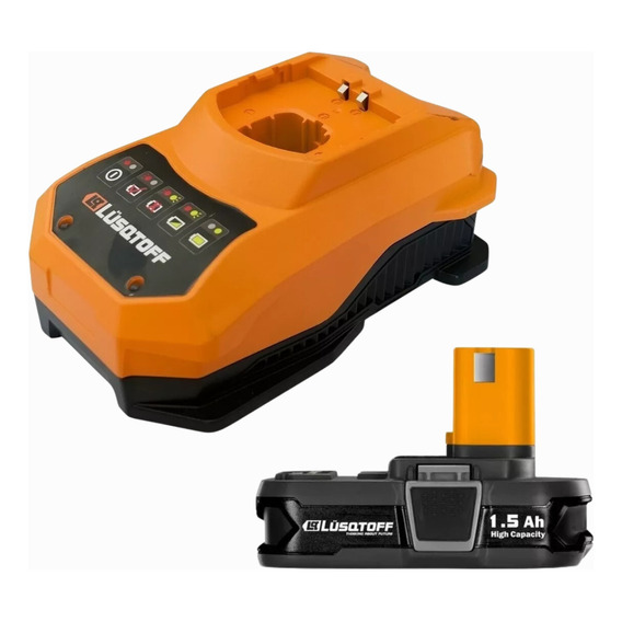 Batería Y Cargador Para Taladro 18v Power Link 1,5 Lusqtoff