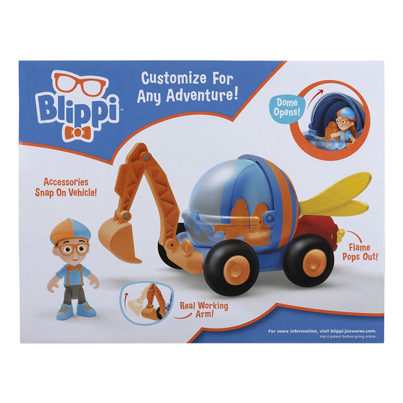 Blippi Blippimobile Wonders - Explore Incluye 1 Móvil, 1 Fig