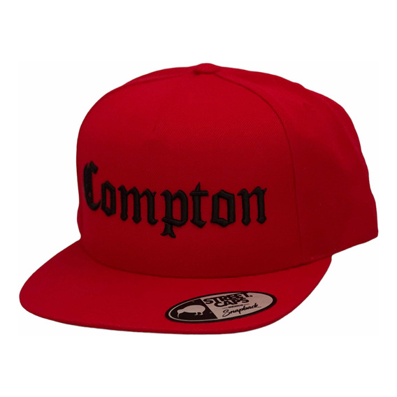 Gorra Yupoong Negro Compton Negro Blanco