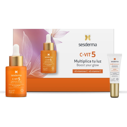 Sesderma Kit C Vit 5 Serum Facial + C Vit Contorno De Ojos