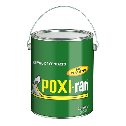 Pegamento Pasta Poxi-Ran Lata color amarillo de 3400g