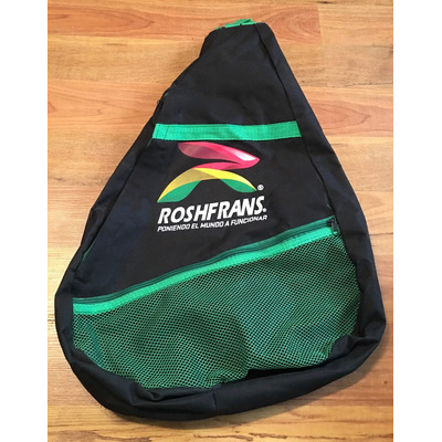 Padrisima Bolsa Mochila Roshfrans Negra Con Verde Original!!