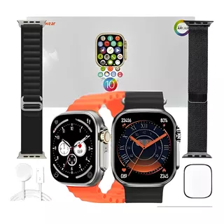 Smartwatch W69+ Plus Série 10 Ultra 49mm Amoled 2gb + 2 Puls