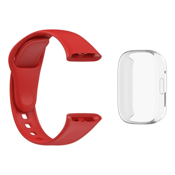 Kit Correa + Funda Para  Xiaomi Redmi Watch 3 En Silicona