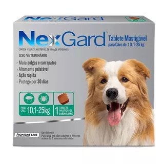 Nexgard Promoção Antipulgas E Carrapatos 10kg A 25kg